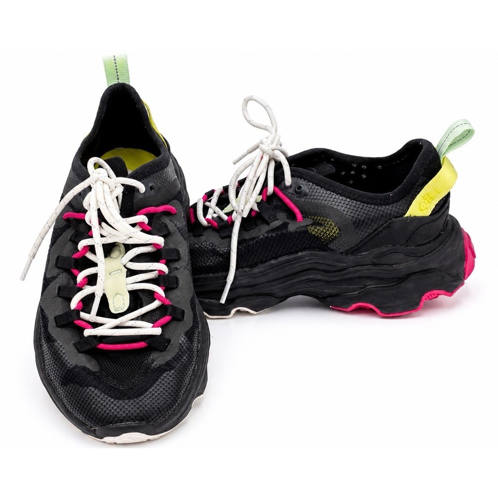 Sorel Kinetic Impact Sneakers Women 9.5 Black Neon Pink Chunky Athletic‎ Shoes